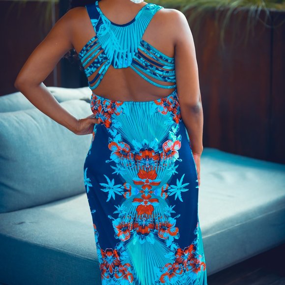 Floral Maxi dress - Picture 2 of 4